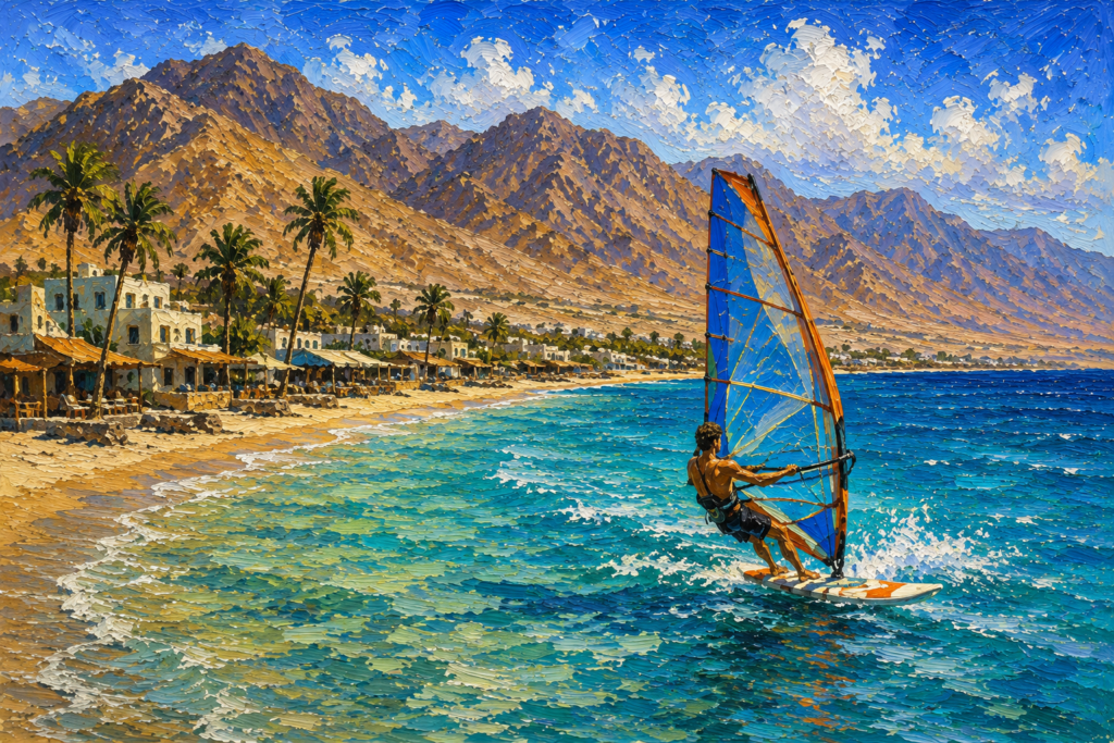 Rüzgar Sörfü dahab, egypt